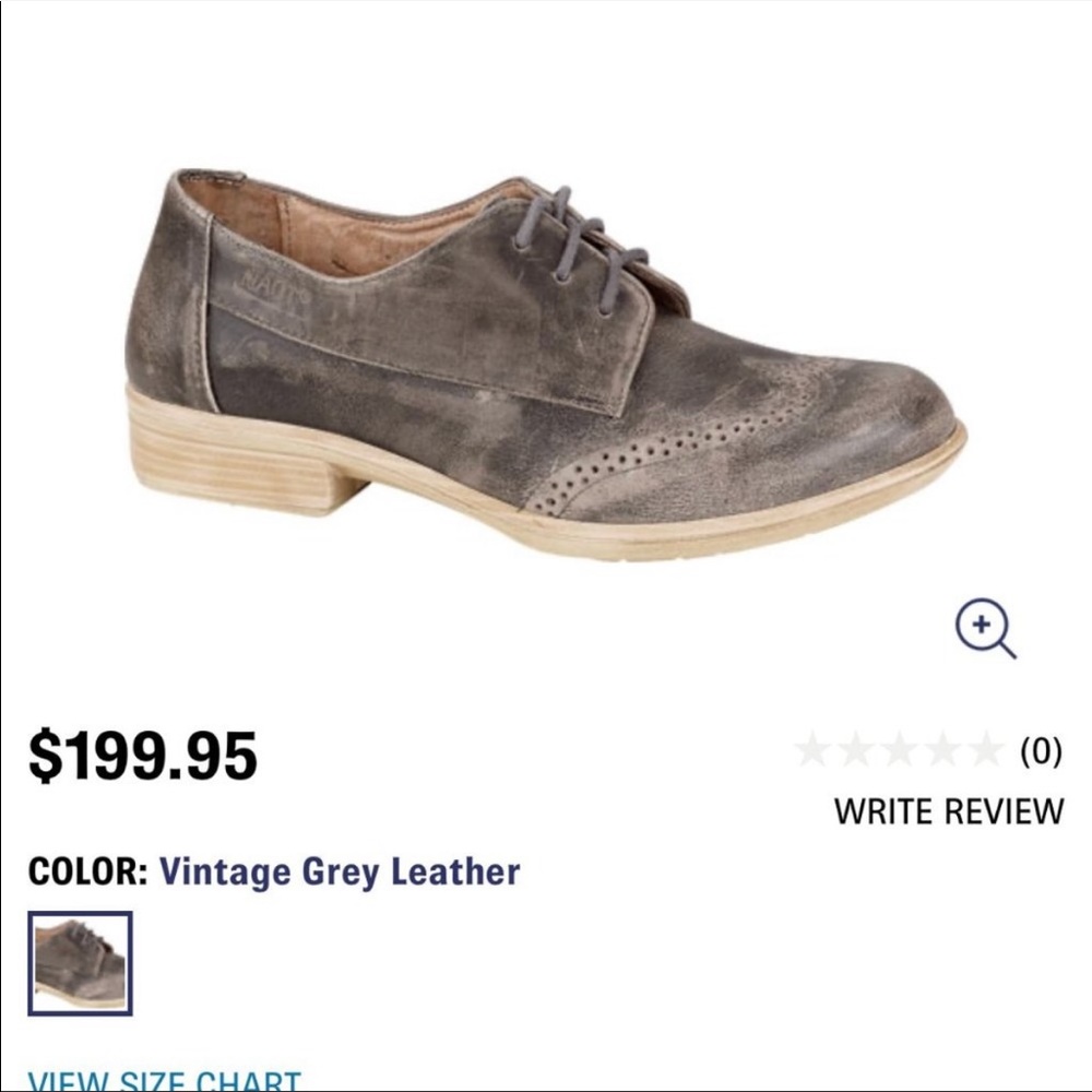 Naot Charcoal Leather Loafers